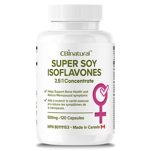 Super Soy Isoflavones 2.5:1 Extract, 1250 mg Strength, 120 Vegan Capsules, 4-Month Supply