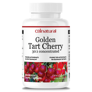 Golden Tart Cherry 30:1 Extract, 15,000 mg Strength, 120 Vegan Capsules, 4-Month Supply