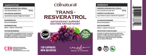 Trans-Resveratrol 600, Non-GMO, Vegan, Gluten Free, 600 mg 120 Veg Capsules