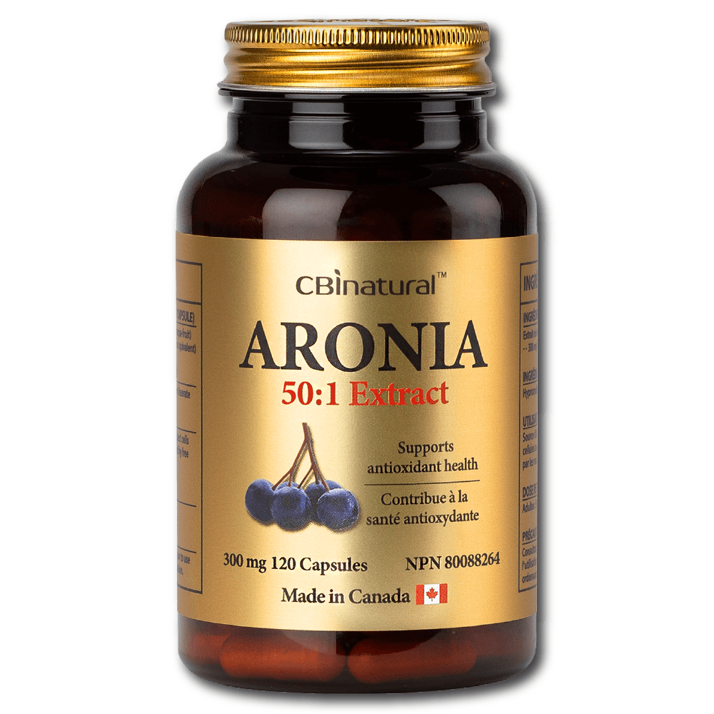 Aronia 50:1 Extract, 15000 mg Strength, 120 Vegan Capsules, 4-Month Supply