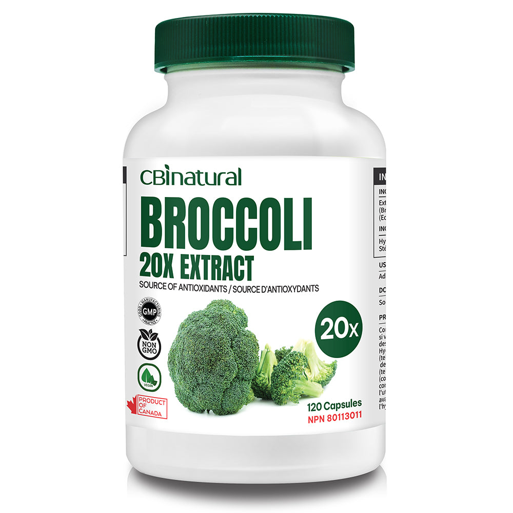 20X Broccoli Extract 500mg 120caps
